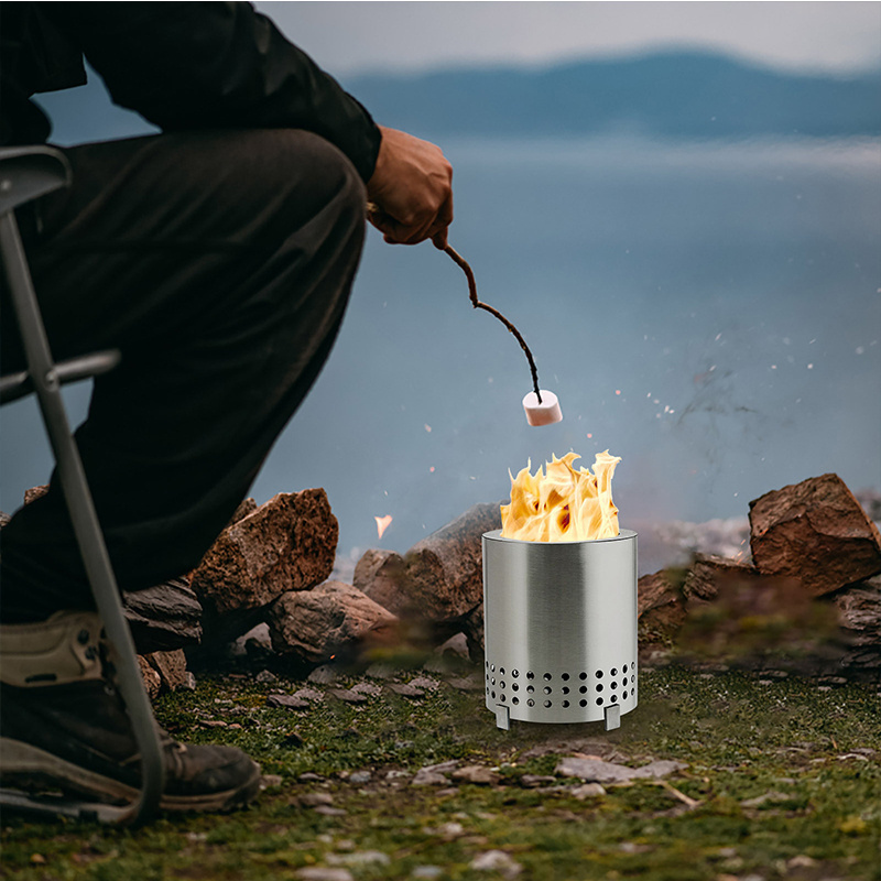 Bonfire Fire Pit firewood Burned Stove Mini Tent Heater Portable Heating Stove Camping Cooker Campfire Stove