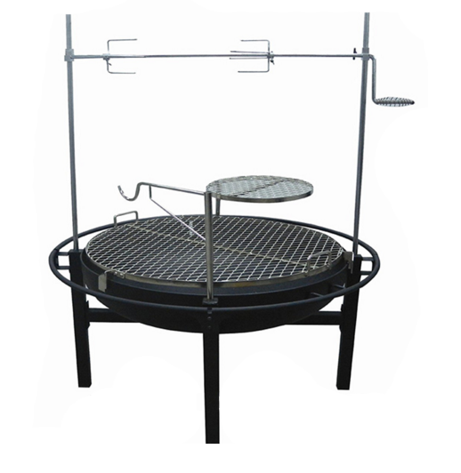 Multifunction Rotary Charcoal Rotisserie Grill Outdoor Bbq Brazier Fire Pits with Garden BBQ Charcoal Grill 2pcs cooking grate