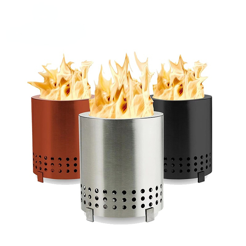 Mini Camping Tent Stove Bonfire Fire Pit firewood Burned Stove Portable Heater Camping Cooker Campfire Stove