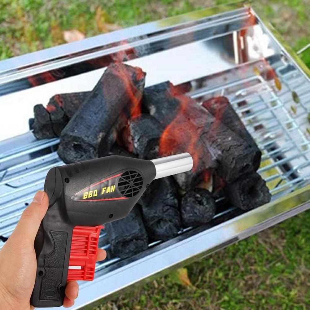 Handheld BBQ Fan Portable BBQ TOOL FirePower Fan For Outdoor Picnic BBQ grills Manually Air Blower