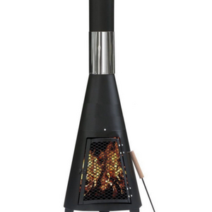 Fashion Rocket Design with Chimney of BBQ Charcoal Fire Pit for Garden and Patio Heating