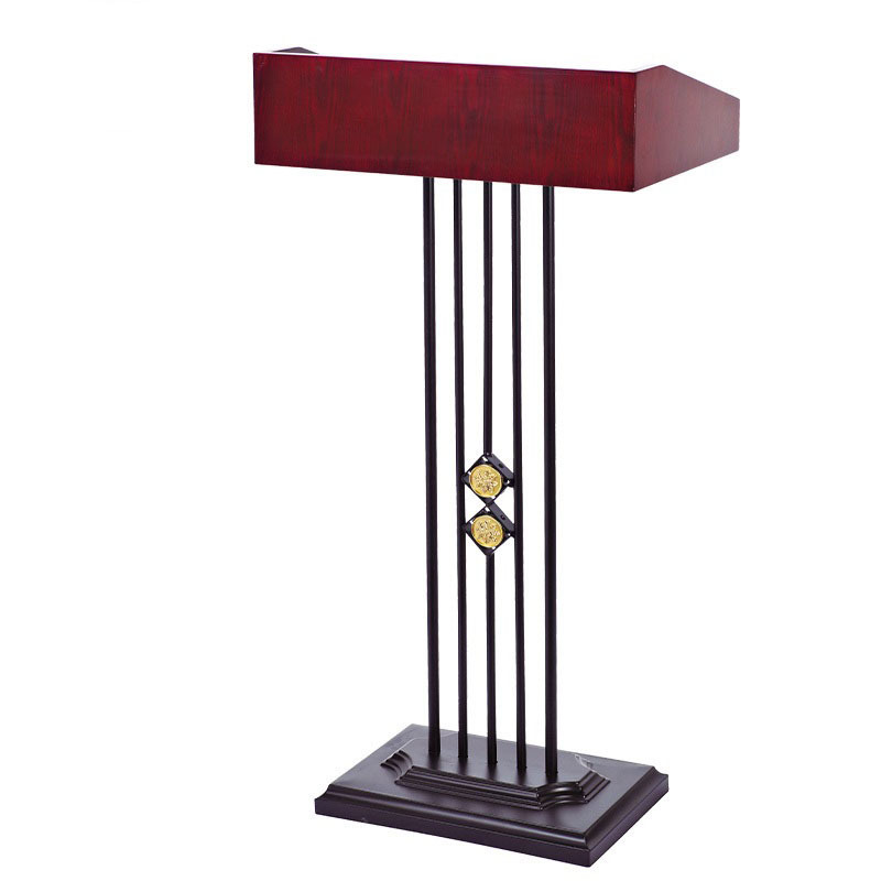 Best Selling Wholesale Premium Stainless Steel Speech Lectern Rostrum Pulpit Podium For Church And School Atril