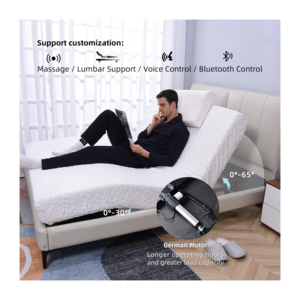 Meisemobel best price electric adjustable bed with mattress,electric adjustable king size bed,adjustable bed parts okin