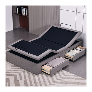 Meisemobel Electric Adjustable bed frame king size modern bedroom set luxury smart bed frame king size storage bed with drawers