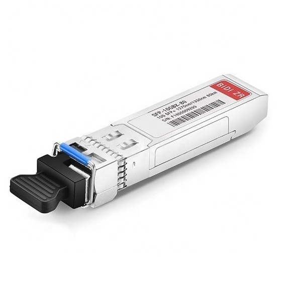 Wanbao for SFP-10G-BX80U-I Compatible 10GBASE-BX80-U BiDi SFP+ 1270nm-TX/1330nm-RX 80km DOM Transceiver Module