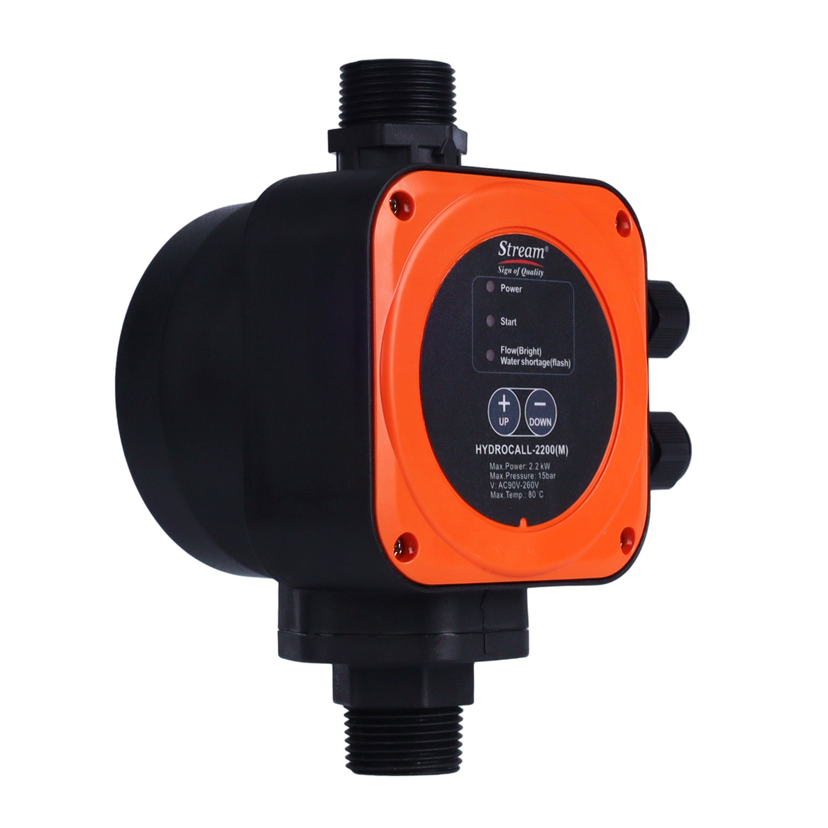 0.1-2.2KW Adjustable 10bar Water Pump Automatic Pressure Controller Digital Pressure Switch