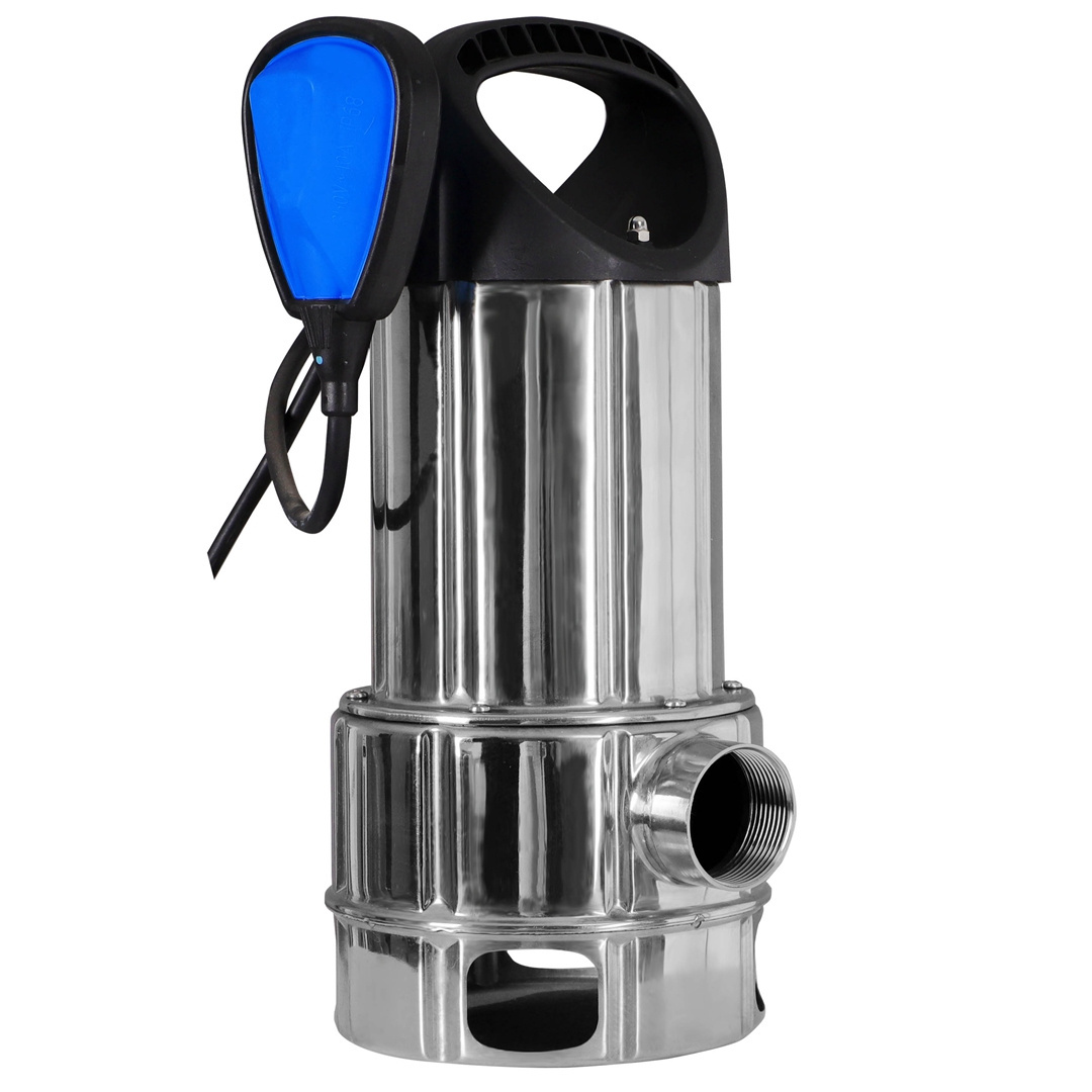 STREAMPUMPS Garden Pond Portable Stainless Steel Submersible Drainage Suction Pump Sewage Transfer Sump Pump