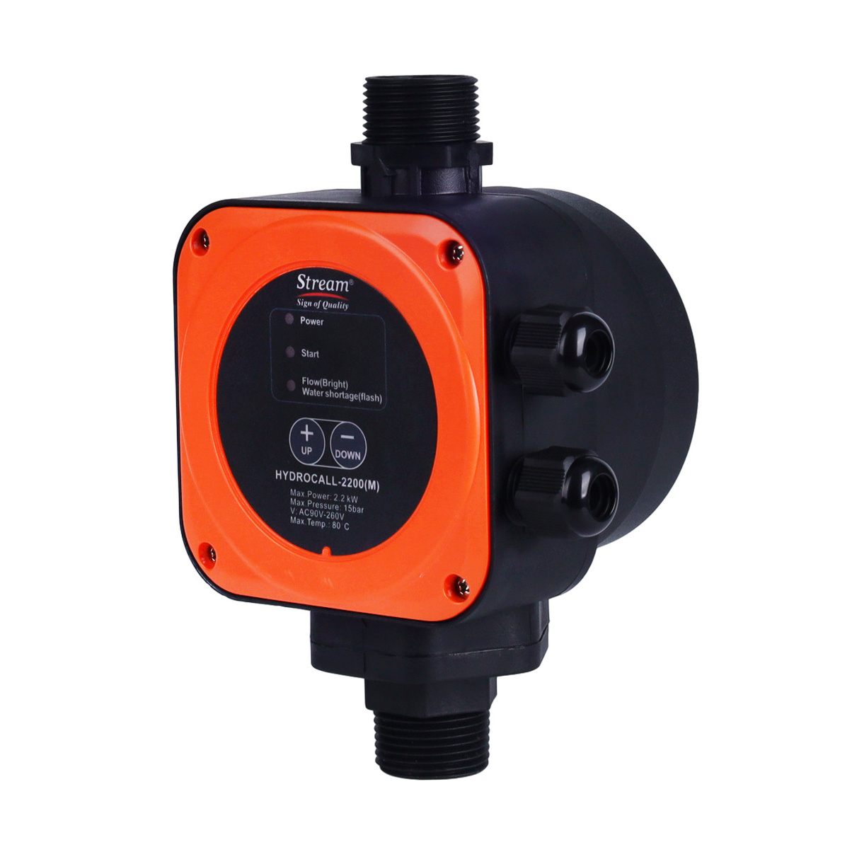 0.1-2.2KW Adjustable 10bar Water Pump Automatic Pressure Controller Digital Pressure Switch