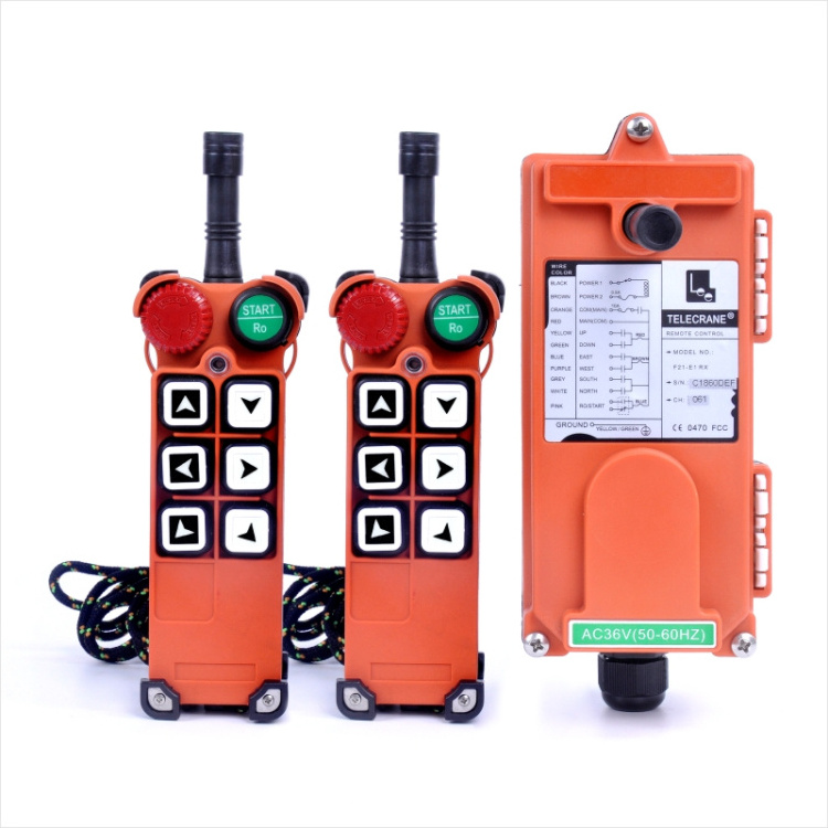 F21-E1 universal industry radio remote controls 2 transmitter 1 receiver telecrane controller for cranes 36V 220V 380V