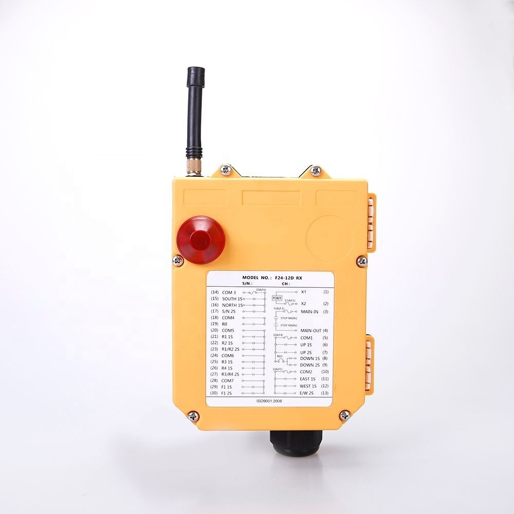 F24-12D 12 Buttons double speed overhead crane radio industrial remote control