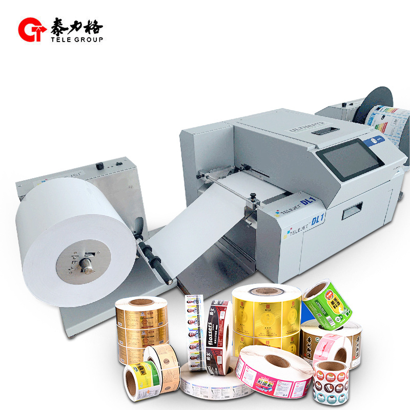 roll to roll color label inkjet printer digital