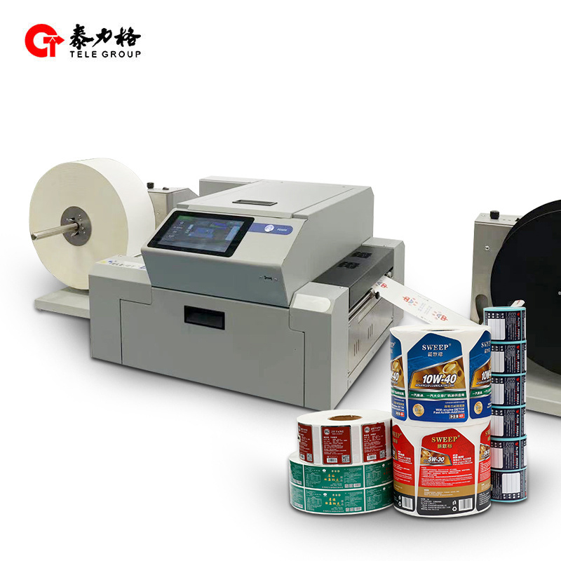 roll to roll color label inkjet printer digital