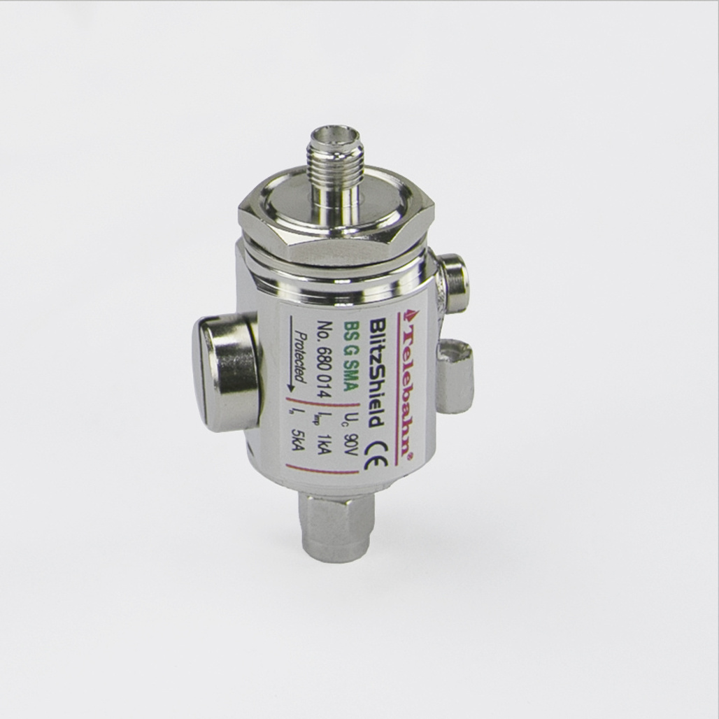 RF Antenna Feeder SPDs S.M.A Connector 0-6Hz 50Ohm 90V/250V Coaxial Cable Surge Diverter