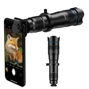 Apexel New Wholesale Customize Optical  36x Zoom Lens Metal 36X Telephoto Telescope Camera Lens for Mobile Phone