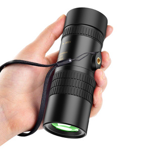 10-300X Professional Portable Monocular Telescope Retractable Waterproof Phone Monocular Optics for Outdoor