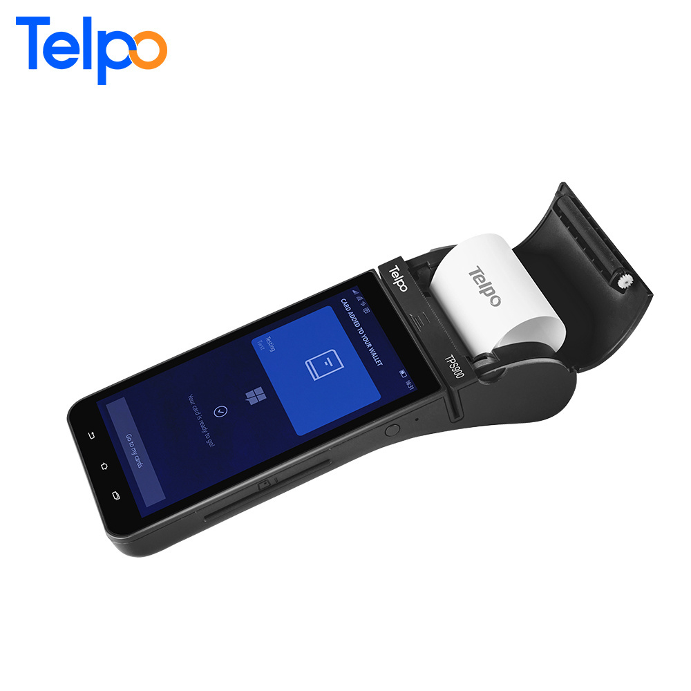 Android 10 mobile handheld terminal portable payment credit debit card swipe machine providers