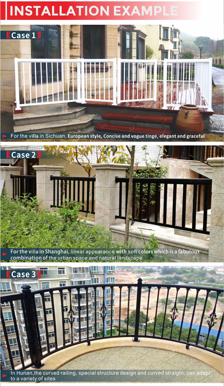 Modern Steel Terrace Railing Designs Steel Pipe Railing Galvanized Steel Balcony Railing Designs