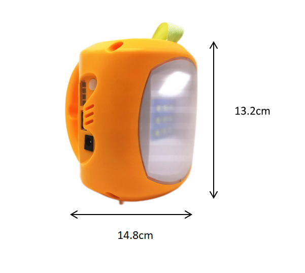 4500mAH Lithium Battery 3W Flexible Panel with USB Outport Portable Lamp Reading Solar Light Solar Lantern