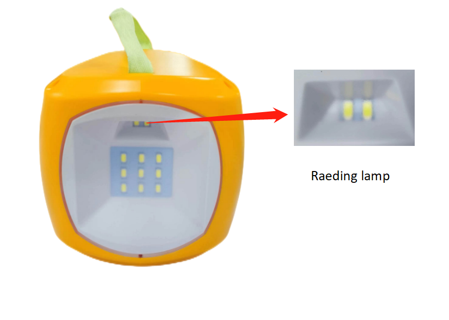 4500mAH Lithium Battery 3W Flexible Panel with USB Outport Portable Lamp Solar Light Solar Lantern