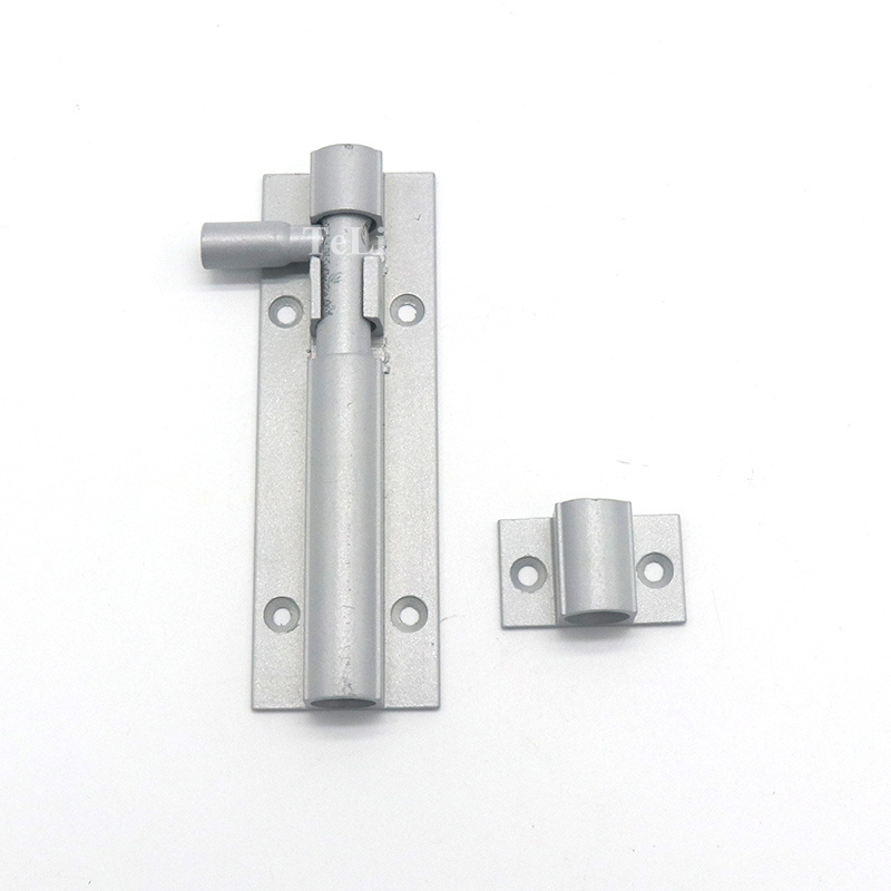 Aluminium Alloy Door And Window Cabinet Security Flush Slide Barrel Lock Bolt