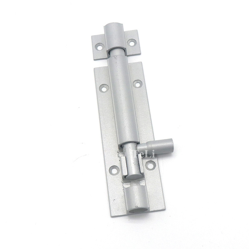 Aluminium Alloy Door And Window Cabinet Security Flush Slide Barrel Lock Bolt