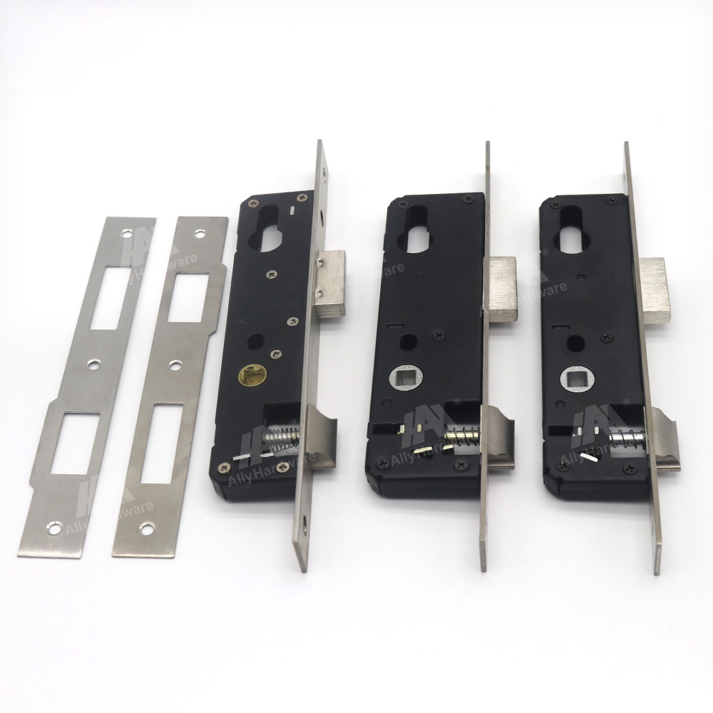 SS201 plate iron body  security cylinder latch mortise lock body