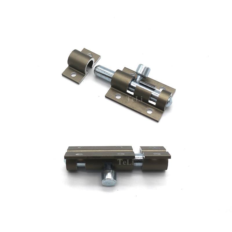 Aluminum alloy customized colors 2/4/6 inch length barrel bolt latch