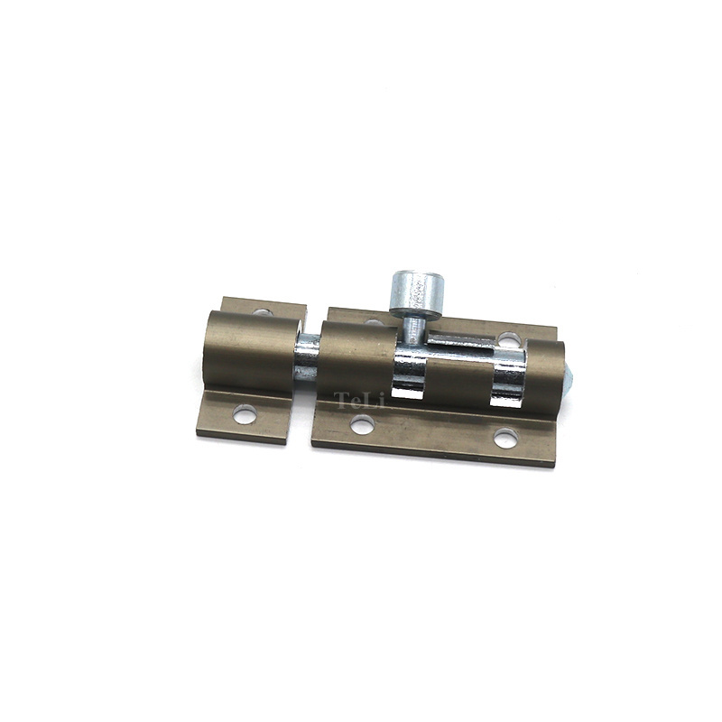 Aluminum alloy customized colors 2/4/6 inch length barrel bolt latch