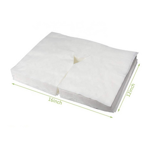 Disposable Soft Nonwoven Face Cradle Covers Headrest Cover For Massage