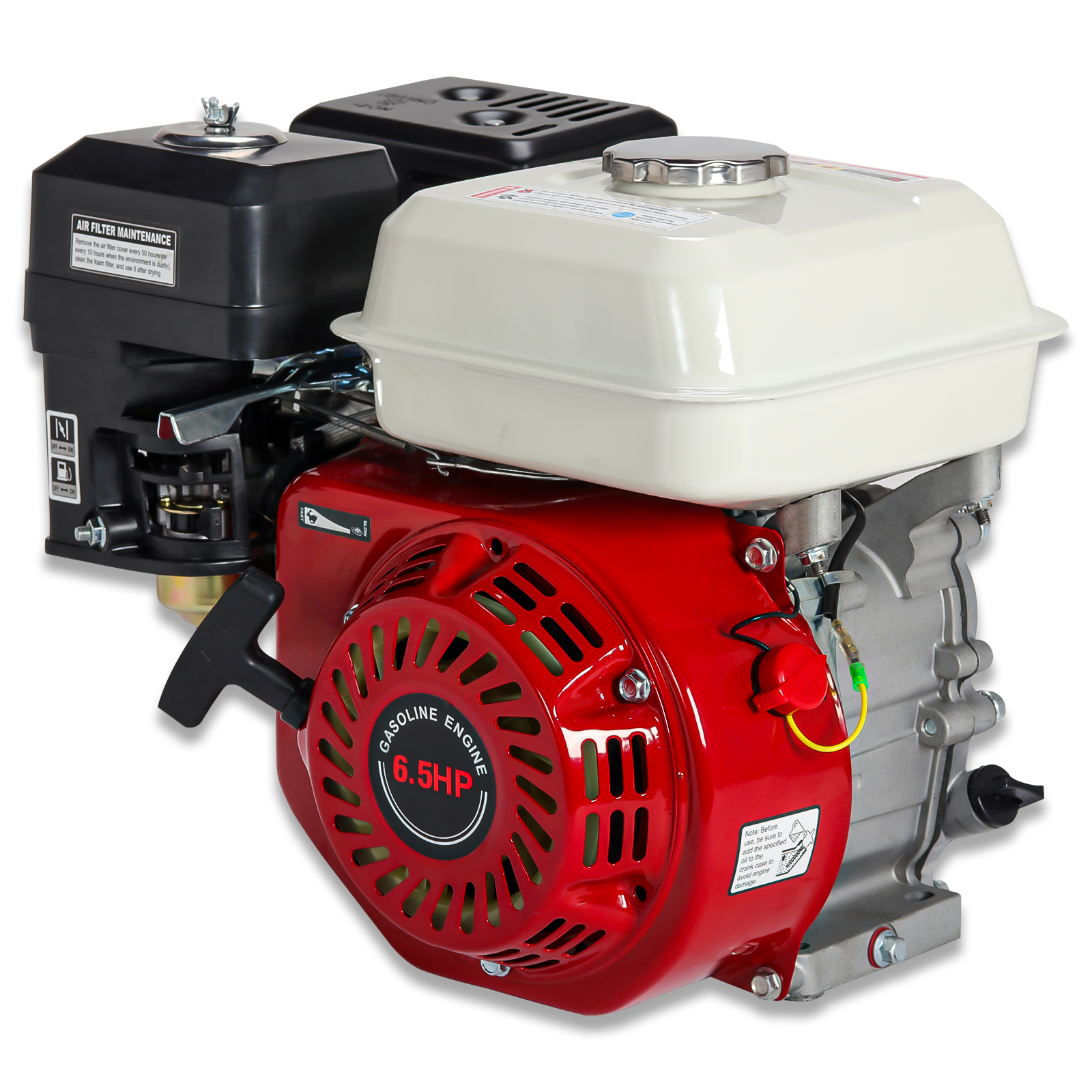 OEM 6.5 Hp Gasoline Engine 4 Stroke Single Cylinder TJ168F Petrol Engine small For Generators Water Pumps  Agricultural Sprayers