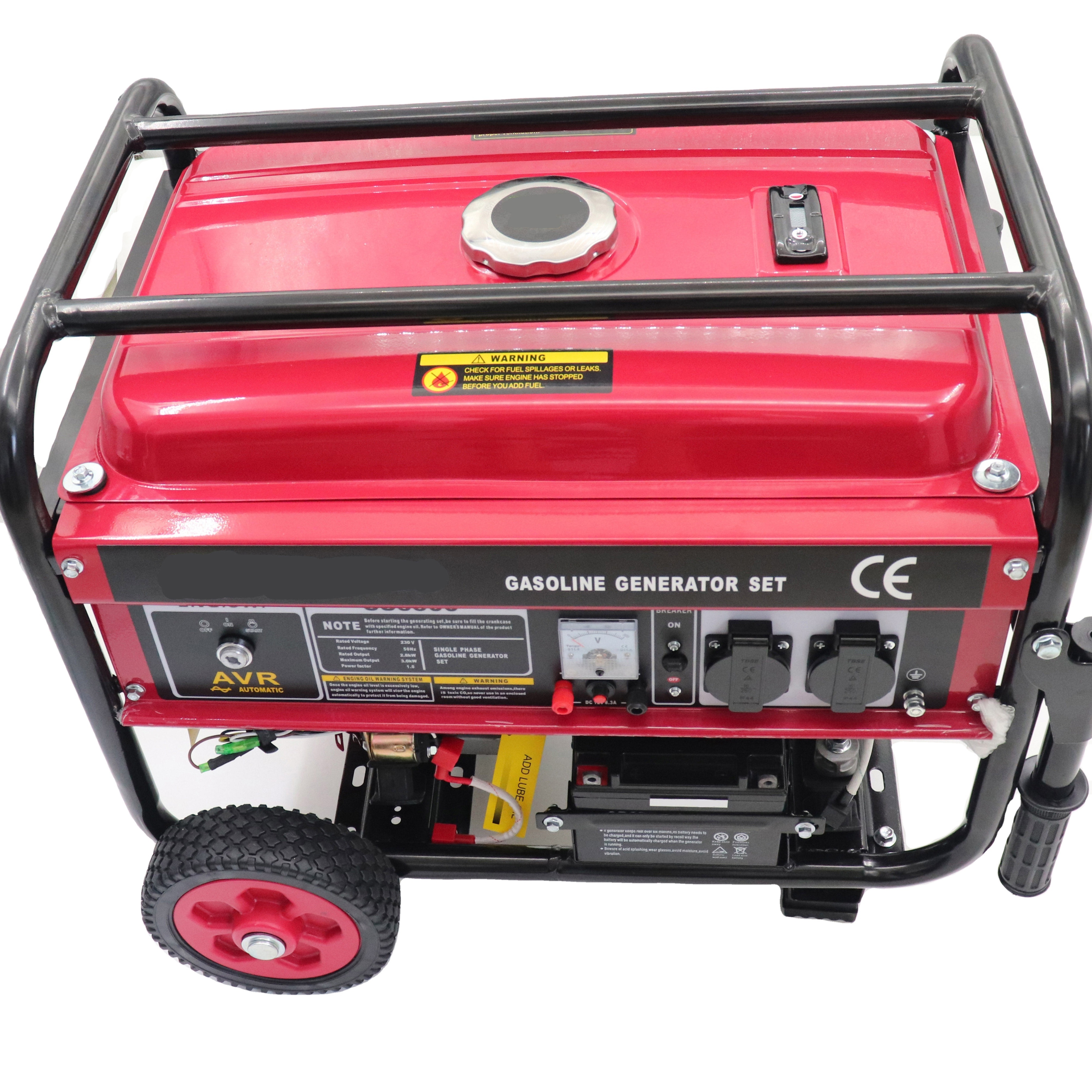 JET 3kw 2.5kw 7.5kw Gasoline Generator 7HP 14HP 16HP Single Generator Manual Electric Gasoline Generator