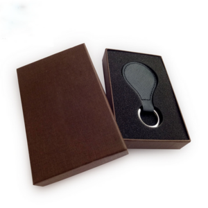 Custom Logo Design Pack Chain Packaging Supplies Recyclable Paper Car Key Gift Packing Box