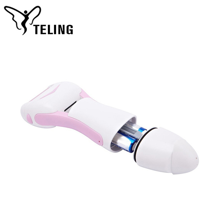 2 in 1 Powerful Electronic Pedicure Foot File Foot Scrubber