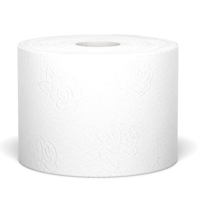 Manufacturer custom 2/3ply virgin wood pulp toliet paper printed wholesale toilet paper tissue hygiene paper