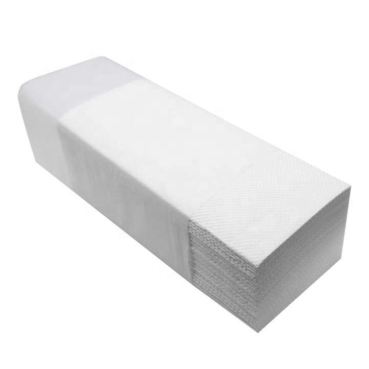 Soft V Fold Towel 1Ply/2ply Napkins Single Fold Paper Towels Unbleached Kraft Half Fold Hand Towel