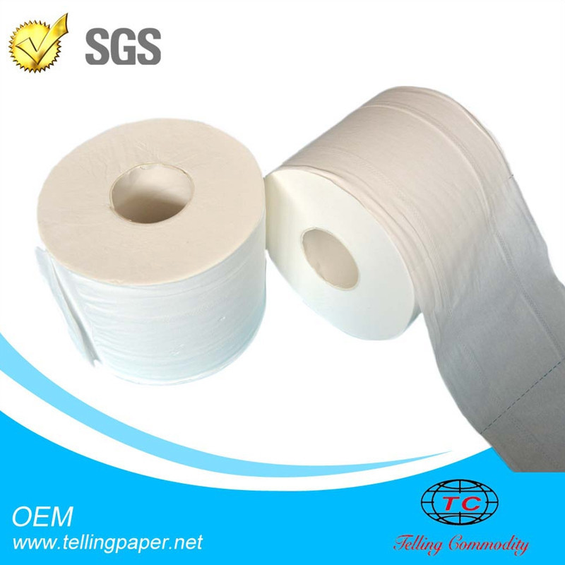 Factory direct selling 15/18 gsm toilet tissue roll for commercial use wholesale 100% Virgin pulp or recycle hygiene tissue