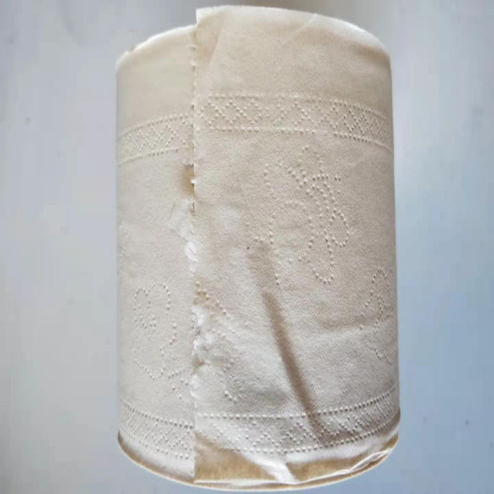 Wholesale 2ply 3ply 4ply Toilet Tissue 10*10cm 15 gsm Bamboo Made Toilet Paper Roll