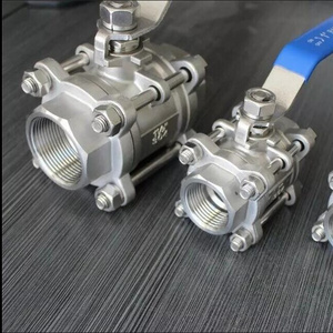 Tello price stainless steel flange stainless steel 304 ss316l dn40 4 inch 1 inch 3pc ball valve