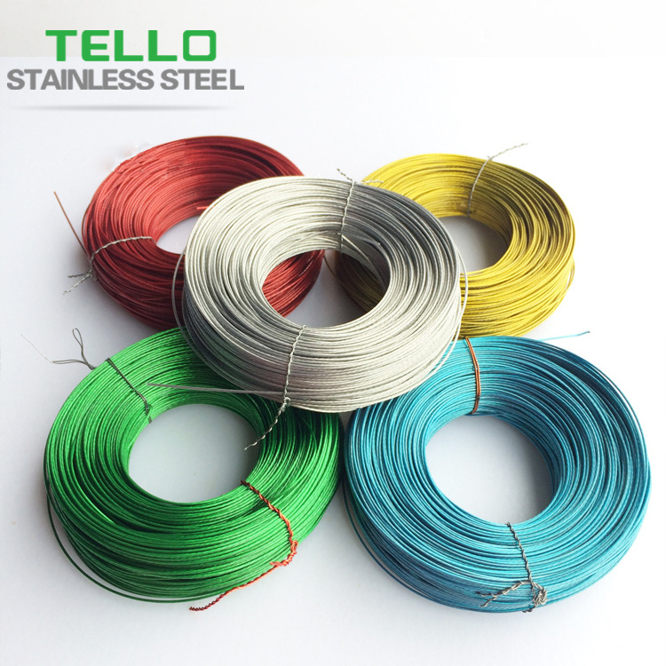 nylon coated stainless 316 grade stainless steel cable