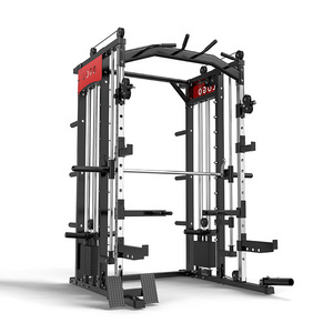 TELLUS FITNESS Power Cage with LAT Pulldown, Weight Storage, Multi-Functional Squat Racks for All Body Workouts