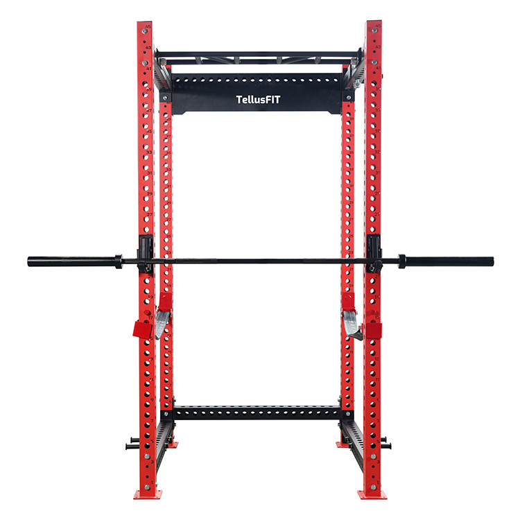 TELLUS Multi-functional Fitness Equipment Strength Training Power Rack Cage Standing Squat Rack With Weight Lifting Training