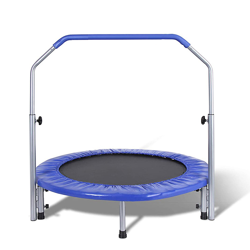 TELLUS gymnastic spring free interactive indoor park jumping trampolin kids indoor round bowl shaped trampoline elastic bed