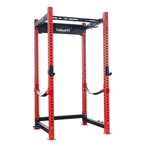 TELLUS Multi-functional Fitness Equipment Strength Training Power Rack Cage Standing Squat Rack With Weight Lifting Training