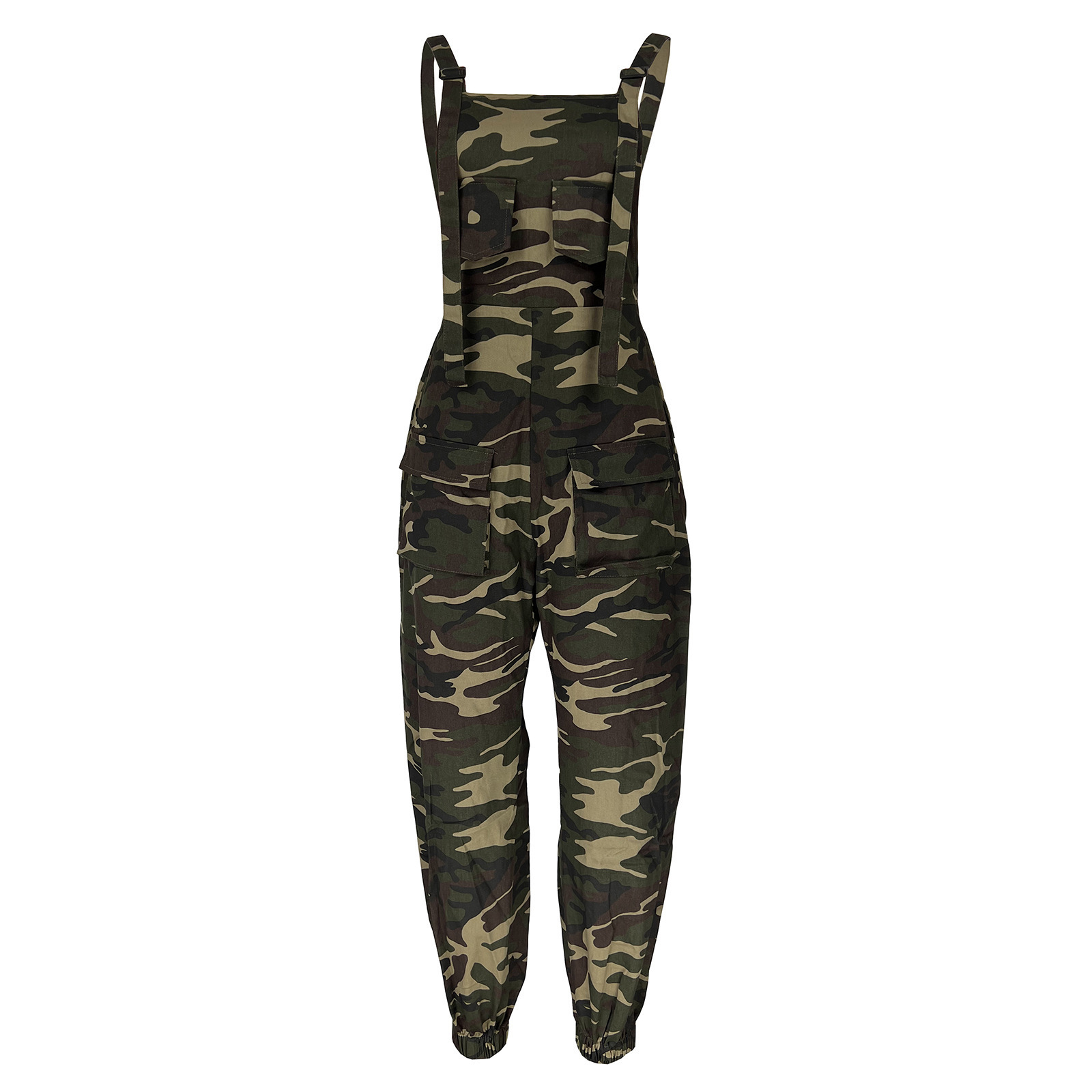 New arrivals summer Loose Fashion jumpsuits for women 2023 Camouflage Jumpsuit Pocket  jumpsuit women 2023