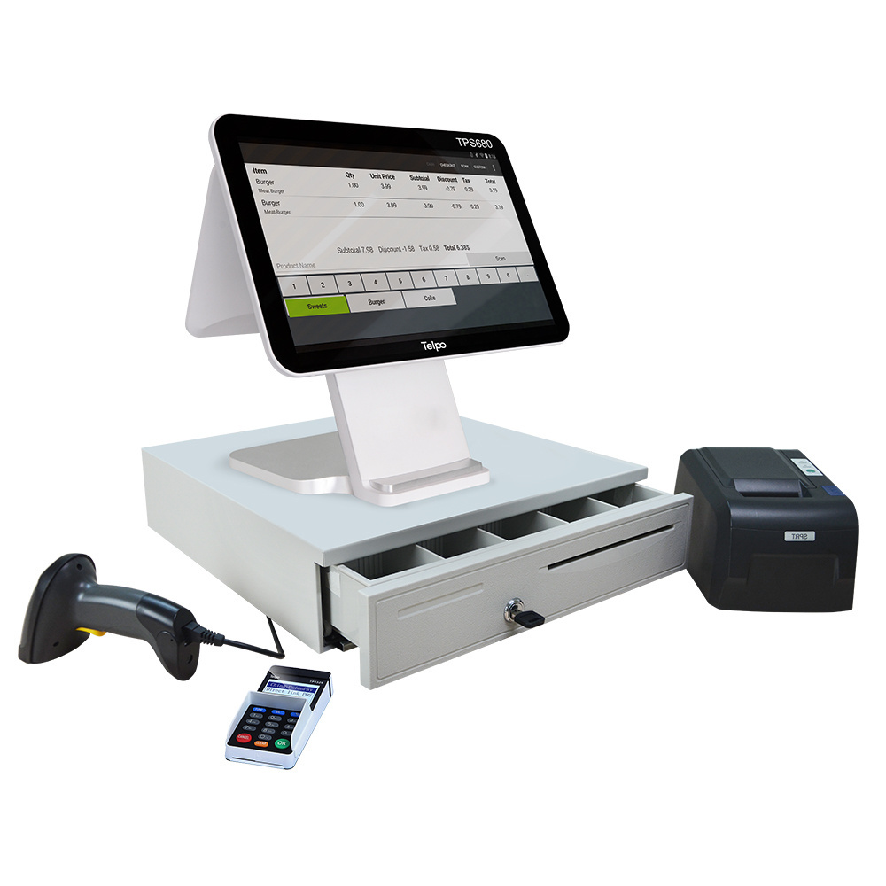 TPS680 android/windows POS systems POS machine cash register machines price for business