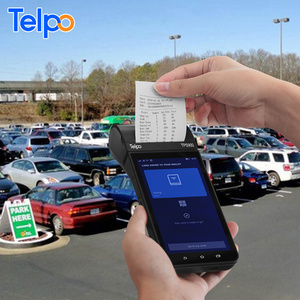 Android 10 All in One Mobile Android Parking Handheld Ticket Payment System Machine With Fingerprint Thermal Bill Printer