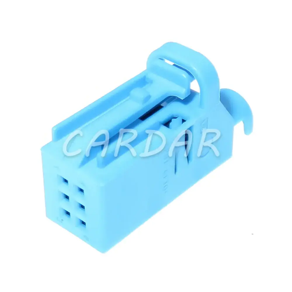 1 Set 6 Pin 0.6 Series Blue Auto Tire Pressure Wire Harness Plug Car Plastic Housing Cable Connector 1-1534121-5