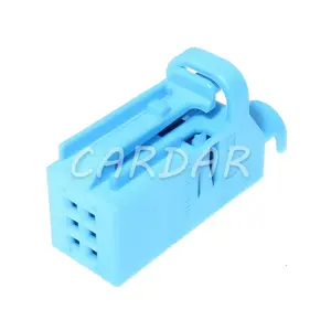 1 Set 6 Pin 0.6 Series Blue Auto Tire Pressure Wire Harness Plug Car Plastic Housing Cable Connector 1-1534121-5