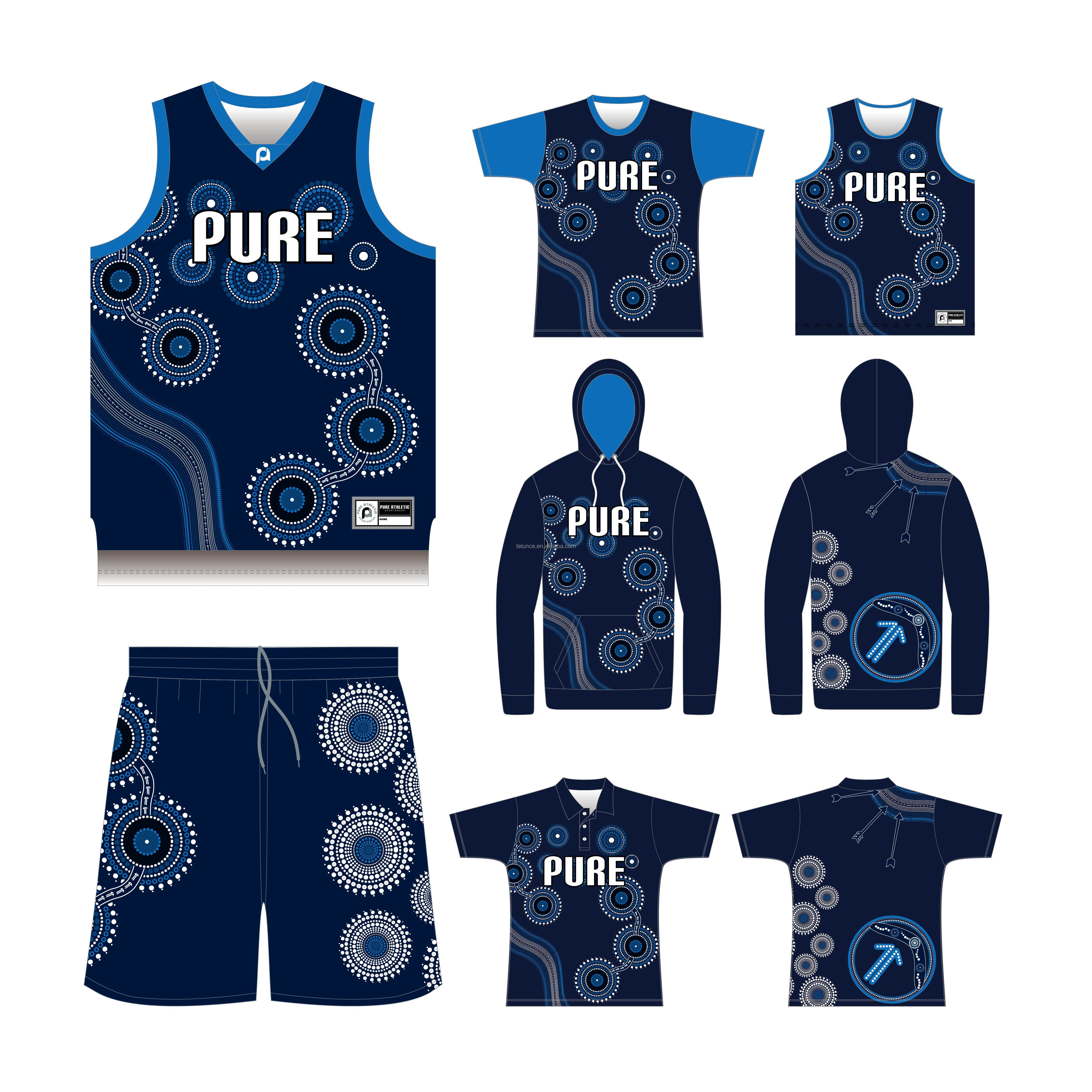 PURE basketball jerseys uniform custom jersey aborigina au nz basketball top uniform mens basketball jerseys and shorts