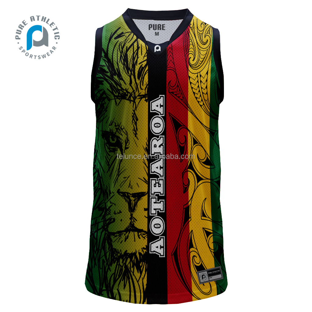 PURE customised basketball jersey aborigina nbaa basketball top uniform mens basketball jerseys and shorts au nz